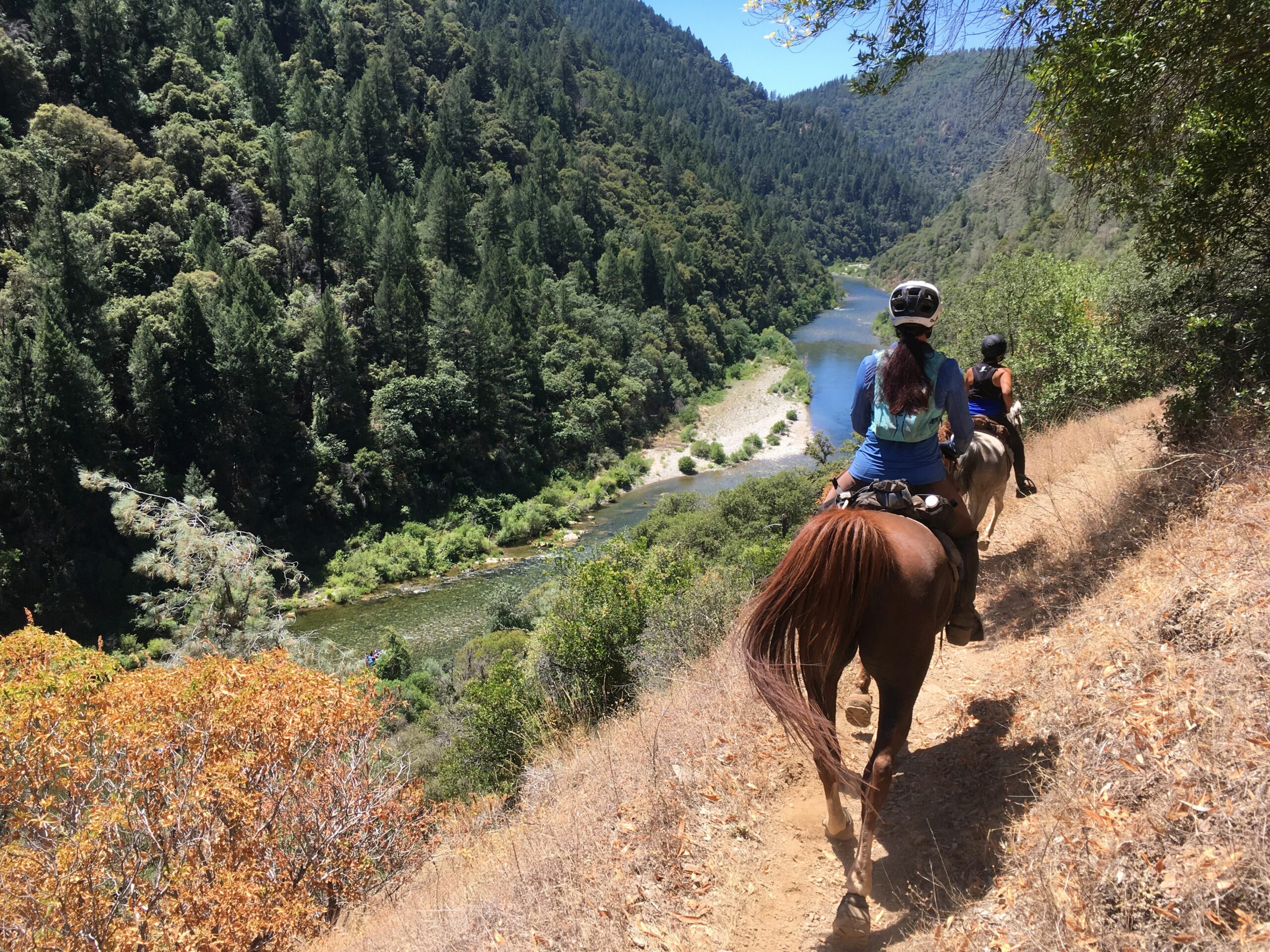 The California Loop, high above the American River, Day 2 - Ed Ride 2019.