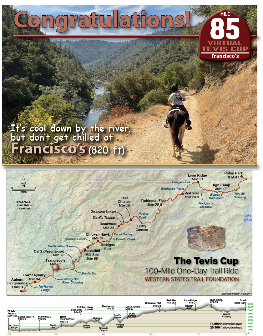 It’s cool down by the river, but don’t get chilled at  Francisco’s   (820 ft)