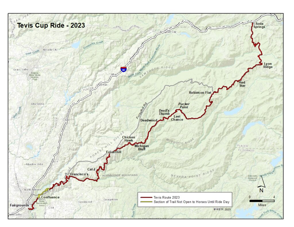 Tevis Route 2023 The Tevis Cup